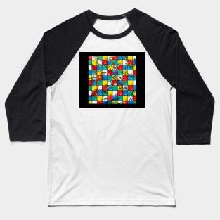 Snakes and Ladders Game3 Baseball T-Shirt